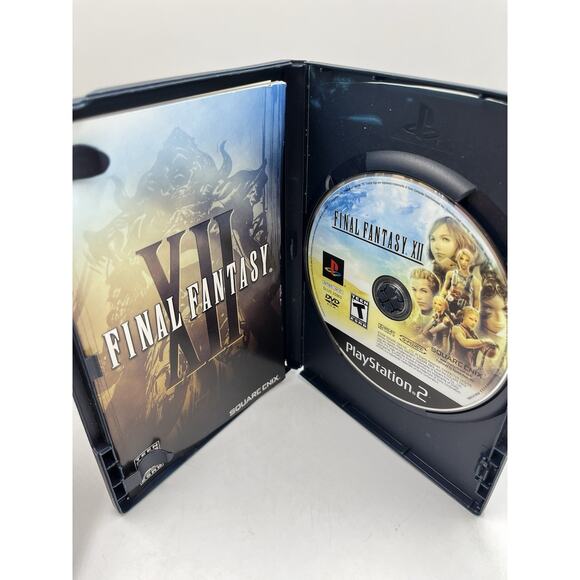 Final Fantasy XII 12 PlayStation 2, 2006 - Black Label PS2 Complete CIB - Picture 7 of 9